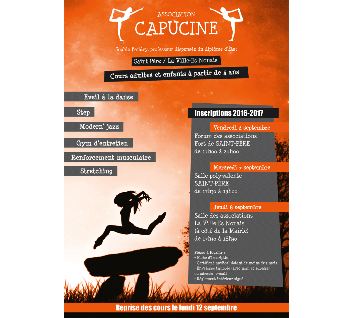 Plaquette Capucine - A5 - Rentrée 2016 - Recto